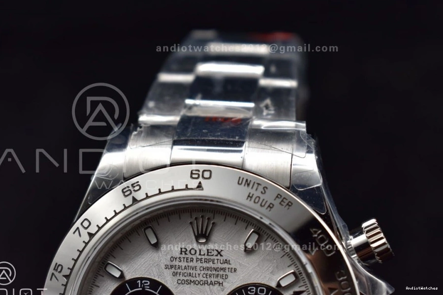 Daytona Meteorite Best Dial 412 V SA4130 Bracelet 1:1 116509 QF on Edition Efficient SS 0211